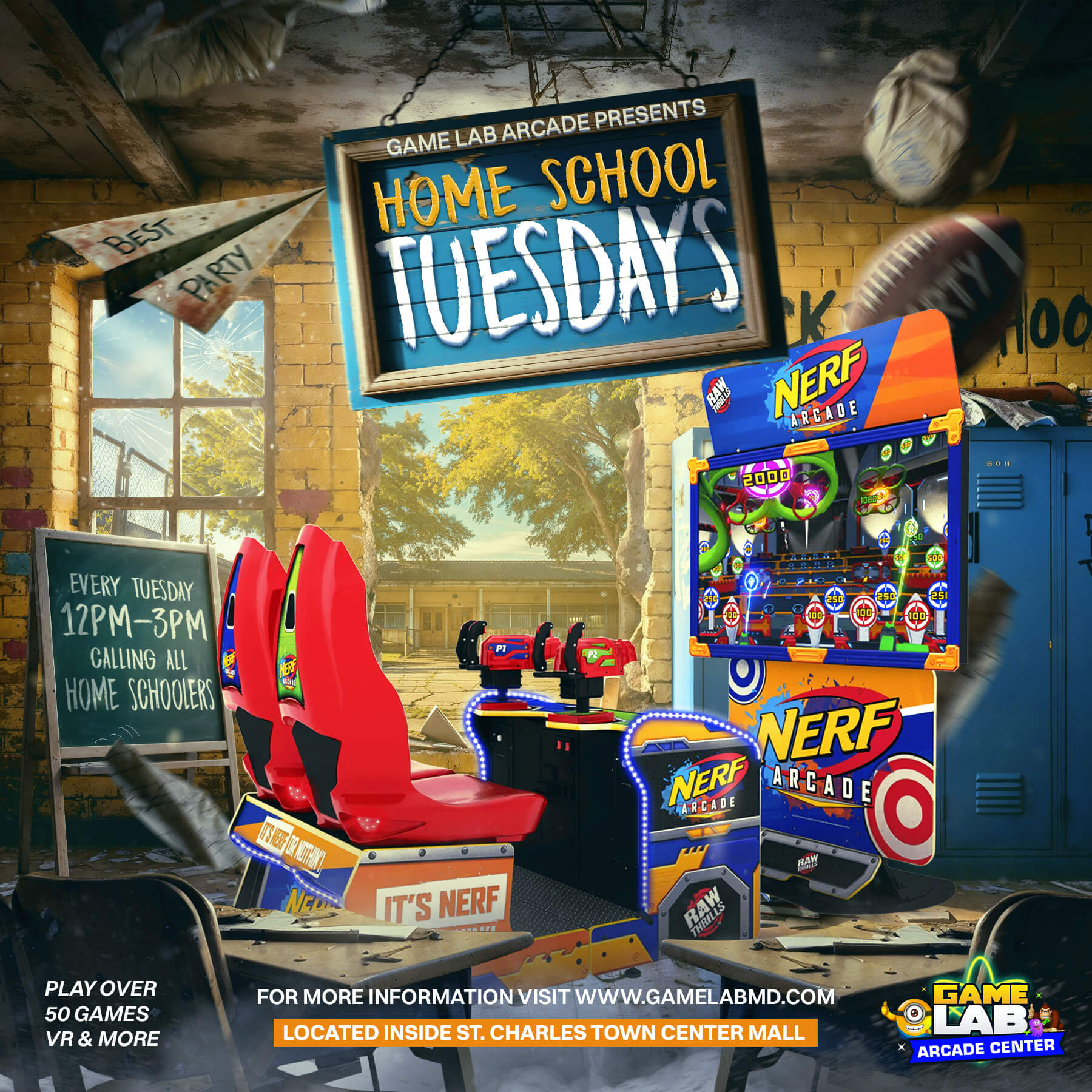 Game Lab Arcade Home School Tuesdays