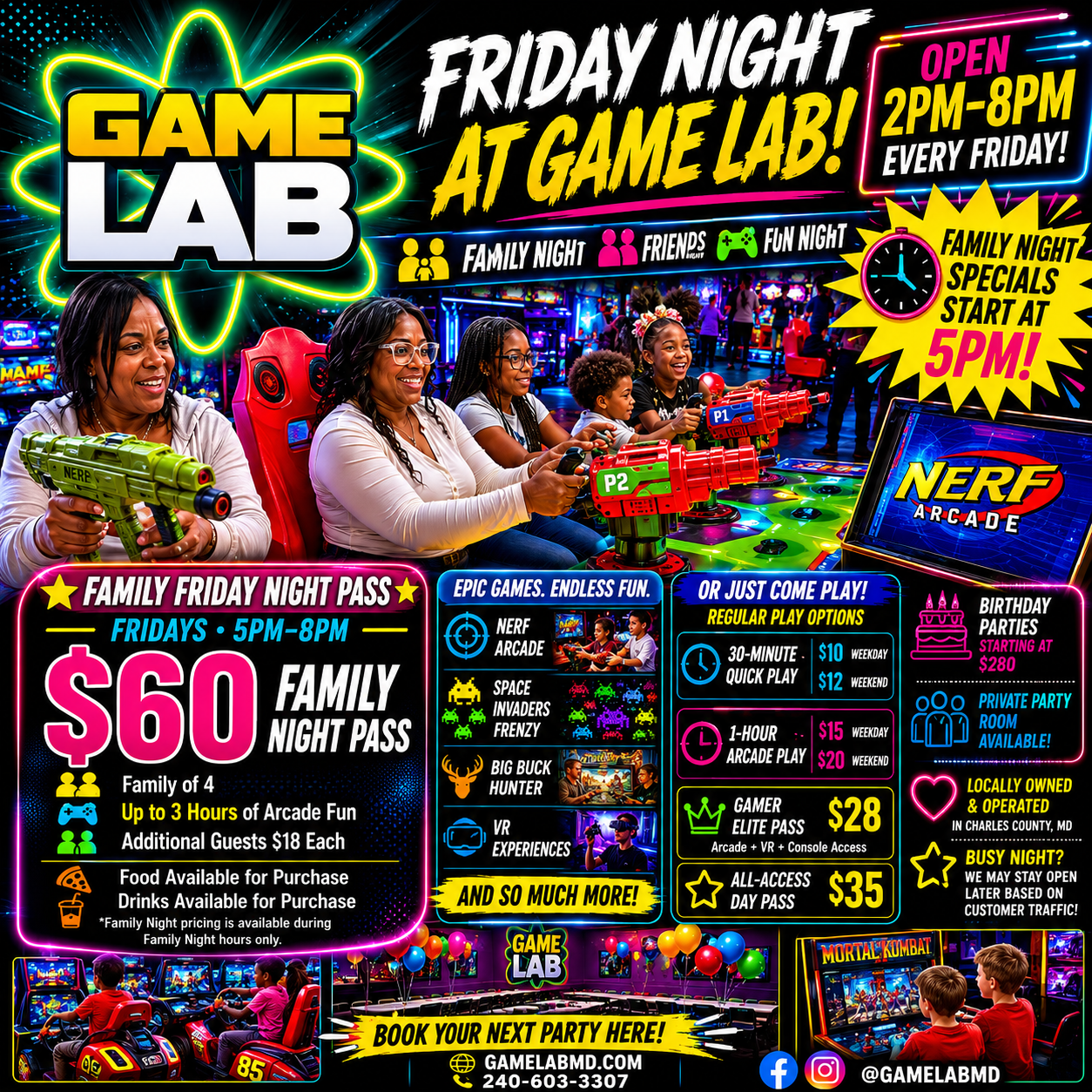 Family Friday Night Pass
